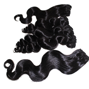 Extensions de cheveux humains vierges bruts, lisses et soyeux, style Afro Wave, 100g, Super Double Drawn, Deep Loose Wave, vietnamiennes, avec un taux de cheveux les plus longs ≥60% - Product Image 3