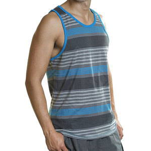 Camiseta sin mangas personalizada para hombre, transpirable, de punto, de algodón/poliéster, estilo casual para gimnasio, de secado rápido y ajuste deportivo. - Product Image 6