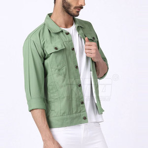 Nouvelle arrivée d'usine veste d'hiver à manches longues pour hommes veste en jean personnalisée en gros pour hommes - Product Image 3