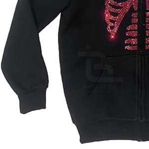 Mejor calidad Nuevo estilo Hombres Básicos Rhinestone Hoodiess Custom Made Wear Hombres Básicos Rhinestone Hoodiess - Product Image 6