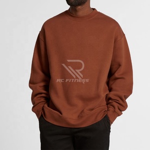 Conjunto de Sudadera con Capucha y Pantalones Deportivos para Hombre, con Logotipo Personalizado, Otoño-Invierno, Talla Grande 5XL, Color Sólido, 100% Algodón, Técnicas de Bordado - Product Image 3