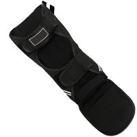 Protège-tibias de boxe en cuir PU de haute qualité, confortables, à prix direct usine, avec fermeture à lacets, pour entraînement MMA et Kick Boxing