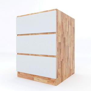 Módulo de Mueble de Cocina Bajo Minimalista MTBD005 con 3 Cajones 40x58x82 (cm) de Aglomerado y Melamina para Fregadero - Product Image 1