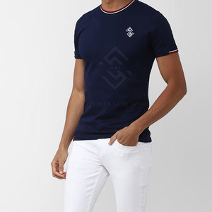 Camiseta de Hombre de Alta Calidad, Suave y Cómoda, Ecológica, Transpirable, de Secado Rápido, 220g, Poliéster/Algodón, Verano, Casual, Corte Regular - Product Image 4