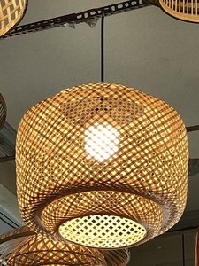 โคมไฟไม้ไผ่หัตถกรรมสำหรับตกแต่งห้องรับแขก - Product Image 4