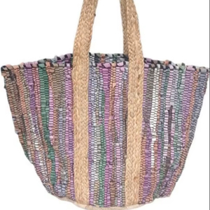 กระเป๋าผ้าปอกระเจาพรีเมียมรักษ์โลกสำหรับผู้หญิง กระเป๋าโท้ทสุดหรู ทันสมัย ขายส่งจากผู้ผลิตคุณภาพสูงในอินเดีย - Product Image 1