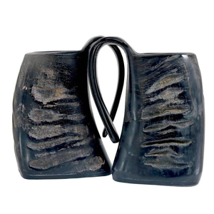 Mug en corne de buffle au design luxueux, disponible en gros, artisanat, mugs en corne de buffle pour l'eau et la bière au prix le plus bas - Product Image 1