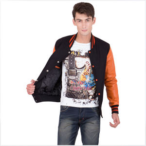 แจ็คเก็ตวาร์ซิตี้แฟชั่นฤดูหนาวสำหรับผู้ชายรุ่นใหม่ปี 2026 ปักลาย คอตั้ง สไตล์เบสบอล แจ็คเก็ตสตรีท  รับผลิตตามแบบ OEM - Product Image 4