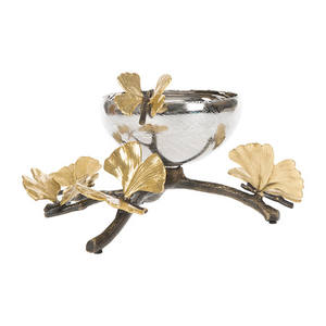 Tazón de frutas martillado de aluminio de diseñador, la mayor calidad, tamaño personalizado, frutas secas, dátiles, tazón para servir en la India - Product Image 3