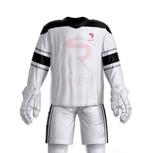 2025 Material 100% Polyester Team Breathable Field Hockey Jersey <b>Men</b> Ice Hockey Uniform for Sale - Product Image 5