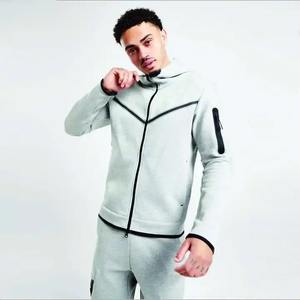 Conjuntos Deportivos de Hombre con Cremallera, para Fitness, Correr, Jogging, Holgados, de Algodón, Casuales, para Hombre, Servicio OEM - Product Image 2