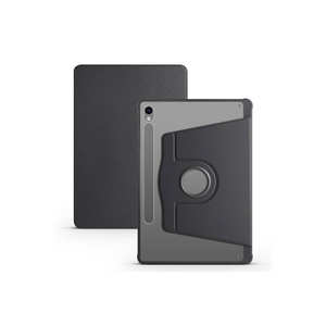 Housse de protection Netzy pour Galaxy Tab S9, support rotatif à 360°, emplacement pour stylet thermique, matériau PC et silicone - Noir - Product Image 1