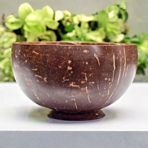 Bols en coquille de noix de coco écologiques naturels avec motifs sculptés du Vietnam - Product Image 1