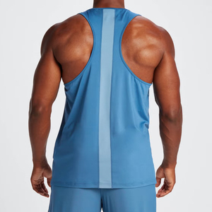 Custom Logo Workout Tank Tops Plus Size Quick Dry Breathable Hooded Crew Neck Top for <b>Running</b> Street Wear Washed Technics - Product Image 2