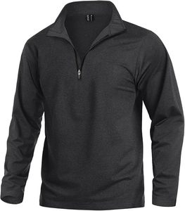Hombres Top Alto Rendimiento Quarter Zip Golf Pullover Loose Fit Sin Mangas Invierno Impresión Digital Sudadera Ligera - Product Image 6