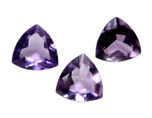 พลอยอเมทิสต์สีม่วงธรรมชาติอัญมณีทรงเหลี่ยมเพชรพลอยเจียระไนทรงเหลี่ยมตัดแบบหลวม - Product Image 2