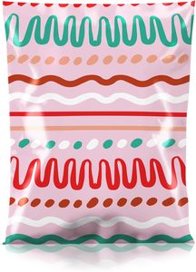 ถุงพลาสติกกันน้ำแบบมีกาวในตัว HUAMAO สำหรับบรรจุภัณฑ์ธุรกิจอีคอมเมิร์ซขนาดเล็ก รีไซเคิลได้ ใช้ซ้ำได้ สีชมพู - Product Image 2