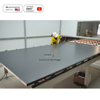 NV404 Dalle de quartz noir massif Finition anti-mycètes anti-déversements pour le cuir Dalle de pierre de quartz artificiel pour la cuisine