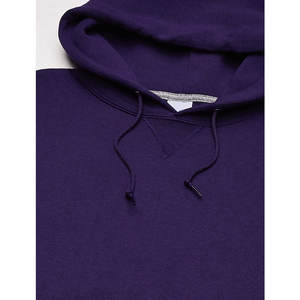 Les sweats à capuche pour hommes personnalisés et unis avec une épaule tombante en coton de haute qualité et en éponge française comprennent une poche avant. - Product Image 3