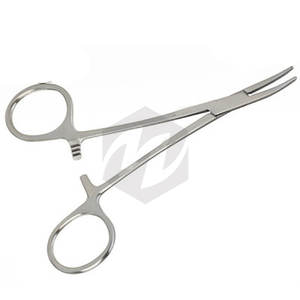 Fórceps hemostáticos para mosquitos Premium 4 3/4 "Abrazaderas quirúrgicas para mano izquierda Instrumentos médicos Uso de primeros auxilios dentales Abrazadera de bloqueo - Product Image 3