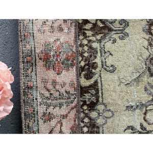 พรมขนาด 2.1x5 ฟุต, พรมวินเทจตุรกี, พรมขอบสีน้ำตาลแดง - Product Image 4