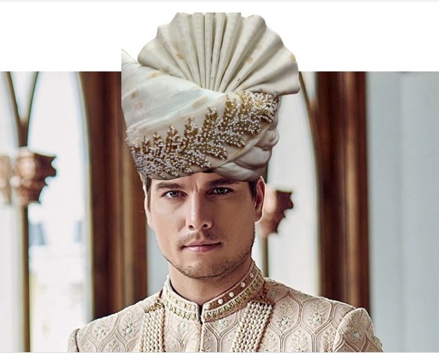 how to tie pagdi with dupatta