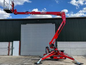 Plataforma elevadora tipo cherry picker económica, elevadora aérea diésel con capacidad de 7000 kg, altura de elevación de 33,17 m, control hidráulico de la pluma. - Product Image 3