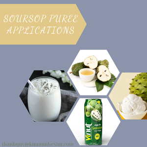Purée de soursop sans sucre de Kim Minh International jus de fruits et de légumes emballés en vrac directement du Vietnam - Product Image 4