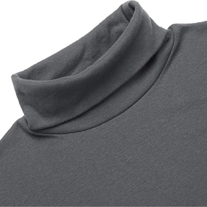 Pulls en polyester coupe ajustée de haute qualité pour hommes pour l'hiver Nouveaux tricots à col rond Pull en polyester respirant de couleur unie - Product Image 5