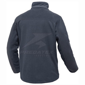 Men's Casual High Quality Windproof Breathable Quick Dry Zipper Polar <b>Fleece</b> Jacket OEM Service Custom Colors Plus Size Stand - Product Image 3