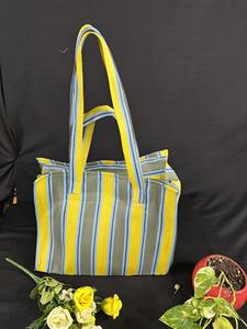 Bolsas de compras de PP recicladas del mercado indio de nailon con dos asas, bolsa de lavandería de suministro a granel de plástico de polipropileno de nailon fabricada en India - Product Image 4