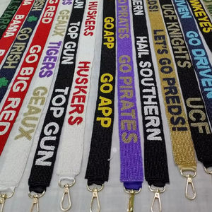 Gameday correa de monedero con cuentas personalizada con diseño de cuentas único hecho a mano Iqra Creation BPS01 forma Rectangular - Product Image 1