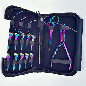Kit Profesional de Herramientas de Acero Inoxidable para Extensiones de Cabello, para Peinado y Trabajo de Extensiones, para Venta en Línea - Product Image 6