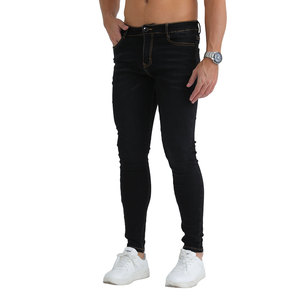 ผ้ายีนส์ยืดได้ทรงหลวมสไตล์คลาสสิกมีซิปสีคุณภาพสูงสำหรับผู้ชายไซส์พิเศษ - Product Image 3