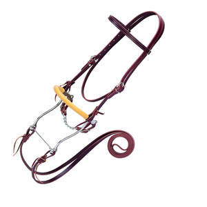 Brida de nailon de calidad superior, pantalones marrones ricos, caballete de equitación ajustable con hebillas duraderas, acolchado suave - Product Image 6