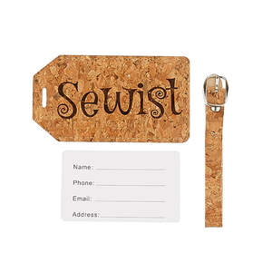 ป้ายติดกระเป๋าไม้ก๊อกเป็นมิตรต่อสิ่งแวดล้อมโลโก้ที่กำหนดเองส่งเสริมการขาย - Product Image 6