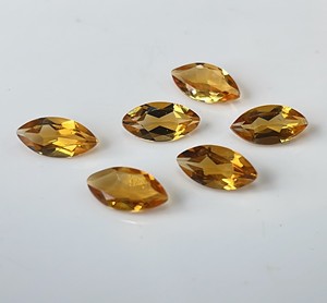 Citrine naturelle Marquise 4x8mm à facettes-Citrine en vrac Marquise Cut Top Quality Loose Gemstone - Product Image 1