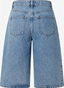 Shorts en jean vintage pour hommes, coupe droite, respirants, 100 % coton, délavage clair, style streetwear, taille mi-haute, pour la mode urbaine, vente en gros - Product Image 2