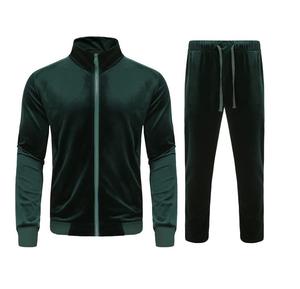 Chándal deportivo personalizado con cremallera para hombre, trajes para correr al por mayor del fabricante pakistaní - Product Image 2