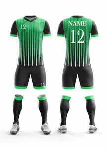 Conjuntos de ropa de fútbol de color degradado personalizado-Kits de entrenamiento de fútbol con estilo para equipos y clubes con MOQ bajo - Product Image 2