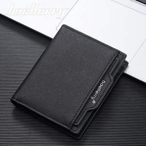 Nouveau <span class=keywords><strong>portefeuille</strong></span> court noir résistant à l'usure, porte-cartes multi-fentes, petit <span class=keywords><strong>portefeuille</strong></span> simple pour homme - Product Image 1