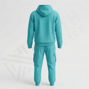 Ensemble de survêtement pour homme OEM, 100% coton, survêtement personnalisé, pantalon et sweat-shirt, ensemble deux pièces, vêtements de sport, vêtements de sport pour la salle de sport, tenue de jogging - Product Image 2