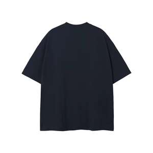 T-shirt vierge personnalisé pour hommes 250 300 Gsm lourd 100% coton T-shirt oversize épaule tombante Boxy Fit Crop T-shirt pour hommes - Product Image 2