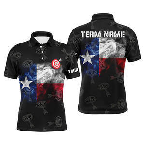 Maillot de sublimation professionnel Dart League Logo personnalisé et impression de nom Tissu de haute qualité Durable et léger pour les hommes - Product Image 3