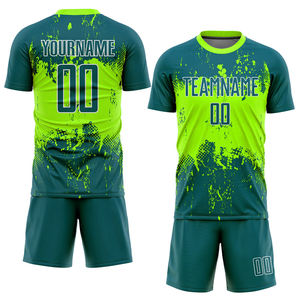 Ensemble de Tenues de Football Personnalisées Respirantes pour Hommes et Enfants – Maillot et Short à Séchage Rapide pour Entraînement d'Équipe et Match – Vêtements de Sport OEM ODM ProX - Product Image 4