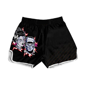 กางเกงมวยไทยขาสั้นศิลปะการต่อสู้แบบสั่งตัด - Product Image 5