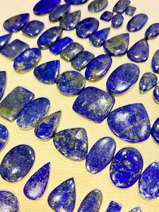 AAA + CALIDAD Natural lapislázuli jaspe piedras preciosas verde cabujón suelto para joyería curativa-venta al por mayor - Product Image 4