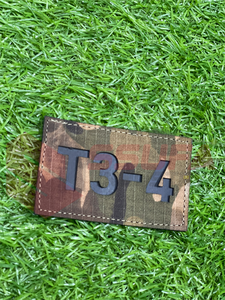 Parches de corte láser tácticos personalizados hechos en fábrica, insignias de gancho y bucle, corte láser, bandera reflectante IR, parche infrarrojo lejano para mochila - Product Image 3