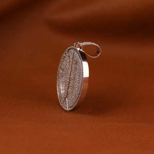 Joyería Hip Hop de Lujo Personalizada, Plata 925 y Chapado en Oro de 14K, Moissanita, Estilo Cubano, Colgante Unisex - Product Image 4