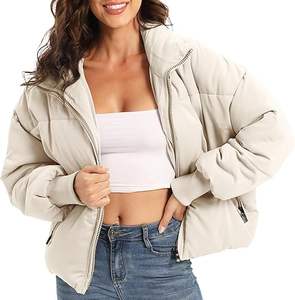 Vestes molletonnées chaudes imperméables en toile pour hommes Parkas épais d'hiver vestes respirantes - Product Image 3